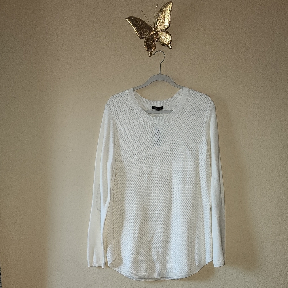 Off-white Textured Sweater